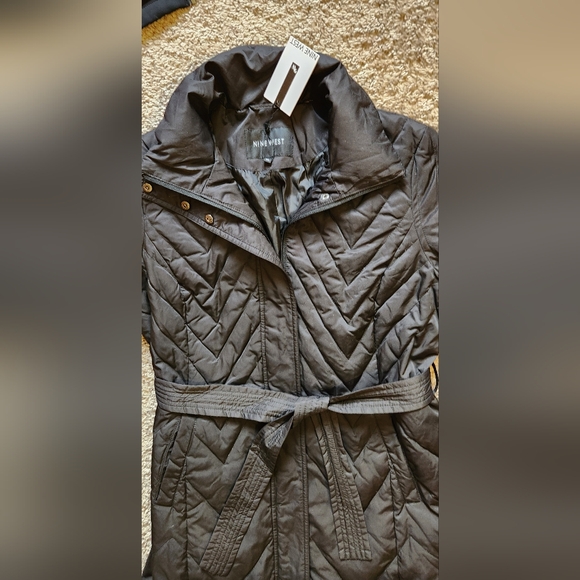 Ninewest, Down Jacket, Coat, NEW, NWT, Black Quilted, Coat, Women's Size XL - Picture 4 of 14